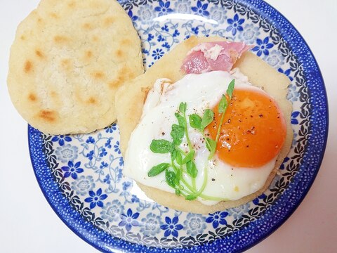 朝食にオススメ ベーコンエッグのアレパサンド